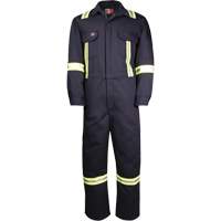 Westex UltraSoft&reg; Deluxe Coveralls with Reflective Material, Size 36, Navy Blue, 8.7 cal/cm² Chandler Sales