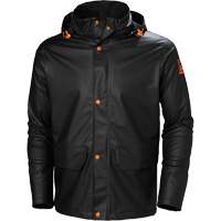 Gale Rain Jacket, Polyester/Polyurethane, X-Small, Black Chandler Sales