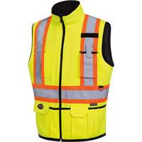 6689 Reversible Vest, High Visibility Lime-Yellow, Large, Polyester Chandler Sales