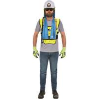 Chill-Its&reg; 6687 Economy Dry Evaporative Cooling Vest, Small/Medium, High Visibility Lime-Yellow Chandler Sales