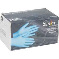 Gants jetables en paquets pour distributeur, Moyen, Nitrile, 4,5 mils, Sans poudre, Bleu Chandler Sales
