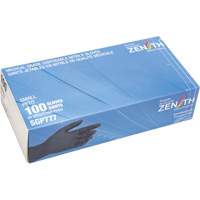Puncture-Resistant Medical-Grade Disposable Gloves, Small, Nitrile, 5-mil, Powder-Free, Black, Class 2 Chandler Sales