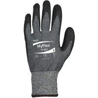 HyFlex&reg; 11-651 Palm Coated Gloves, 6, 13 Gauge, Polyurethane Coated, ASTM ANSI Level A4/ASTM ANSI Level A6/EN 388 Level C Chandler Sales