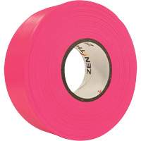 Flagging Tape, 1.1875" W x 164' L, Fluorescent Pink Chandler Sales