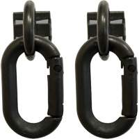 Safety Chain Magnetic Ring & Carabiner Set, Black Chandler Sales