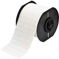 B33 Series Repositionable Adhesive Labels, Vinyl, 1" L x 0.5" H, White Chandler Sales