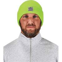N-Ferno&reg; Rib Knit Beanie Hat, One Size, High-Visibility Lime Green Chandler Sales
