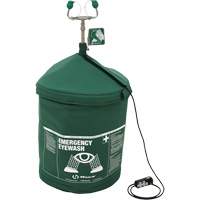 Portable Tempered Emergency Eyewash, Pressurized, 15 gal. Capacity, Meets ANSI Z358.1 Chandler Sales