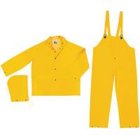 Classic Series Rain Suit, Polyester/PVC, Large, Yellow Chandler Sales