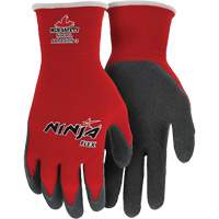 Gants enduits Flex Ninja, Grand, R&ecirc;vetement Latex de caoutchouc, Calibre 15, Enveloppe en Nylon Chandler Sales