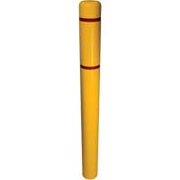 Couvre-bollard, 6" dia. x 52" l, Jaune Chandler Sales