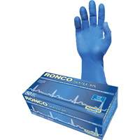 Gant d'examen extra long SilkTex XPL, Petit, Latex, 13 mils, Sans poudre, Bleu, Classe 2 Chandler Sales