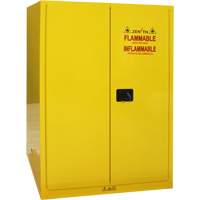 Flammable Storage Cabinet, 90 Gal., 2 Door, 43" W x 66" H x 34" D Chandler Sales