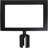 Sign Frame for Crowd Control Post, Black Chandler Sales