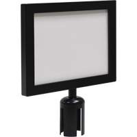 Sign Frame for Crowd Control Post, Black Chandler Sales