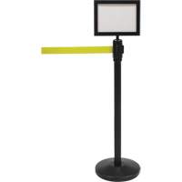 Sign Frame for Crowd Control Post, Black Chandler Sales