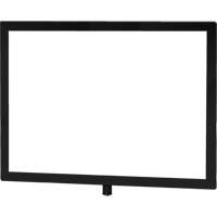 Porte-enseigne horizontal robuste pour montant classique, Noir Chandler Sales