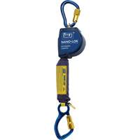 Cordage de s&eacute;curit&eacute; autor&eacute;tractable allong&eacute; Nano-Lok, 10', Dyneema, Pivotant Chandler Sales