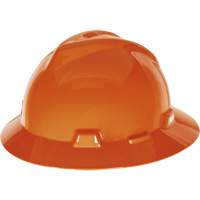 Casque de s&eacute;curit&eacute; &agrave; fente et bordure compl&egrave;te V-Gard, R&eacute;pond aux normes CSA type 1, Suspension Glissement rapide, Non ventil&eacute; Chandler Sales