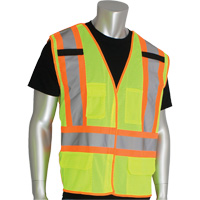Veste d&eacute;tachable haute visibilit&eacute; Pip Dynamic, Jaune lime haute visibilit&eacute;, T-Grand, Polyester Chandler Sales