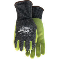 Gants r&eacute;sistant &agrave; la coupe Stealth Dog Fight, Taille Moyen, Rev&ecirc;tement Nitrile, Enveloppe en Fibre de verre/PEHP/Nylon/Acier inoxydable, ASTM ANSI niveau A5 Chandler Sales
