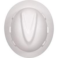 Casque de s&eacute;curit&eacute; &agrave; bordure compl&egrave;te Hydro Dip V-Gard, R&eacute;pond aux normes CSA type 1, Suspension Rochet, Non ventil&eacute; Chandler Sales