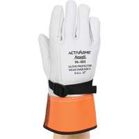 96-003 High Voltage Leather Protector Gloves, Size 8, 12" L Chandler Sales