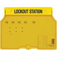 Trilingual Covered Lock Station, None Padlocks, 4 Padlock Capacity, Padlocks Not Included Chandler Sales