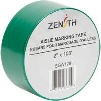 Aisle Marking Tape, 2" x 108', PVC, Green Chandler Sales