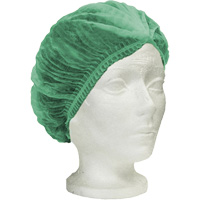 Bonnet bouffant pliss&eacute; Ronco Care, Polypropyl&egrave;ne, 21", Vert Chandler Sales