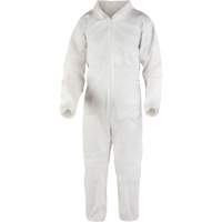 Premium Coveralls, 4X-Large, White, Microporous Chandler Sales