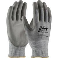 G-Tek&reg; PolyKor&reg; Cut Resistant Gloves, Size Small, 13 Gauge, Polyurethane Coated, Polyethylene Shell, ASTM ANSI Level A4/EN 388 Level 5/EN 388 Level D Chandler Sales