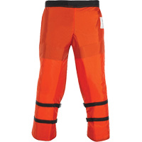 Chainsaw Chaps, 29" L, Orange, 400 Denier Nylon Chandler Sales