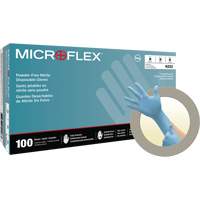 N20 Disposable Gloves, Small, Nitrile, 4.7-mil, Powder-Free, Blue Chandler Sales