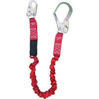 ShockSorb Internal Shock Lanyard, 6', Rebar Hook Center, Snap Hook Leg Ends, Polyester Chandler Sales