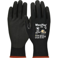 ATG MaxiFlex&reg; Cut Touchscreen Compatible Gloves, Size X-Small, 15 Gauge, Foam Nitrile Coated, Polyester/Kevlar&reg; Shell, ASTM ANSI Level A4/EN 388 Level 3/EN 388 Level D Chandler Sales