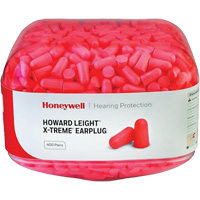 Bouchons doreilles jetables X-Treme Howard Leight, Vrac - Contenant Chandler Sales