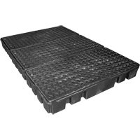 Black Diamond Low Profile Spill Pallet, 76.5 US gal. Spill Capacity, 72" x 49" x 6.5" Chandler Sales