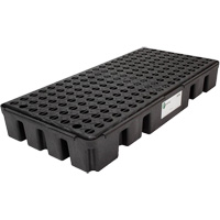Black Diamond Low Profile Spill Pallet, 25.5 US gal. Spill Capacity, 49" x 24" x 6.5" Chandler Sales