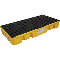 Low Profile Spill Pallet, 25.5 US gal. Spill Capacity, 49" x 24" x 6.5" Chandler Sales