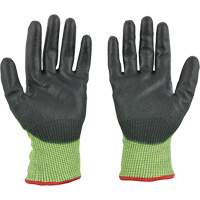 High Visibility Dipped Gloves, Size Small, 15 Gauge, Polyurethane Coated, Polyethylene Shell, ASTM ANSI Level A5 Chandler Sales