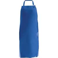 Endurosaf Bib Apron, Polyurethane, 50" L x 34" W, Blue Chandler Sales