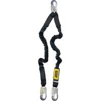 Arc Flash Lanyard, 4', Locking Snap Hook Center, Locking Snap Hook Leg Ends, Nylon Chandler Sales