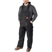 GridIron Regular Length Zip-To-Thigh Bib Overall, Men's, Large, Black Chandler Sales
