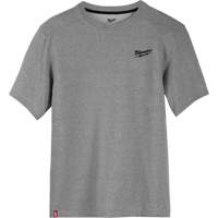Hybrid Work Tee Shirt, Men's, Small, Grey Chandler Sales