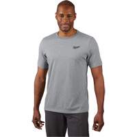 Hybrid Work Tee Shirt, Men's, Small, Grey Chandler Sales