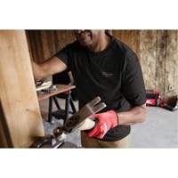 Hybrid Work Tee Shirt, Men's, Small, Black Chandler Sales