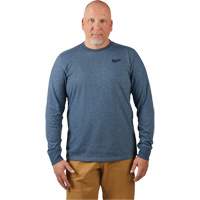 Hybrid Work Tee Shirt, Men's, Small, Blue Chandler Sales
