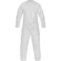 CleanMax&reg; Clean Manufactured Non-Sterile Coverall, Medium, White, Microporous Chandler Sales