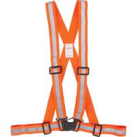 Traffic Harness, High Visibility Orange, Silver Reflective Colour, Medium Chandler Sales